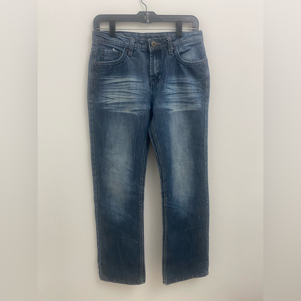 pants boys size 16 buffalo David dark wash
